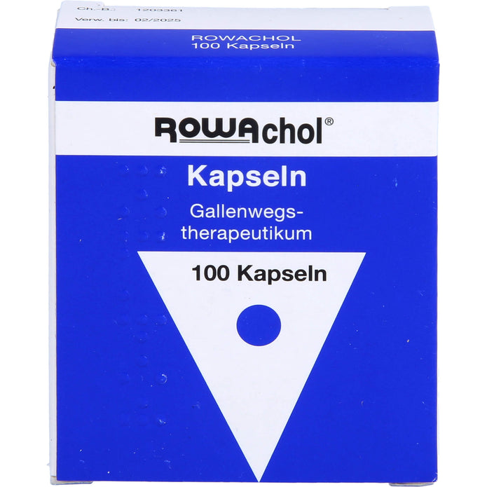 ROWAchol Kapseln Gallenwegstherapeutikum - 100 Capsules for Gallbladder Support