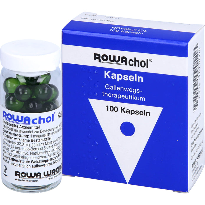 ROWAchol Kapseln Gallenwegstherapeutikum - 100 Capsules for Gallbladder Support