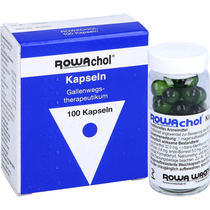 ROWAchol Kapseln Gallenwegstherapeutikum - 100 Capsules for Gallbladder Support