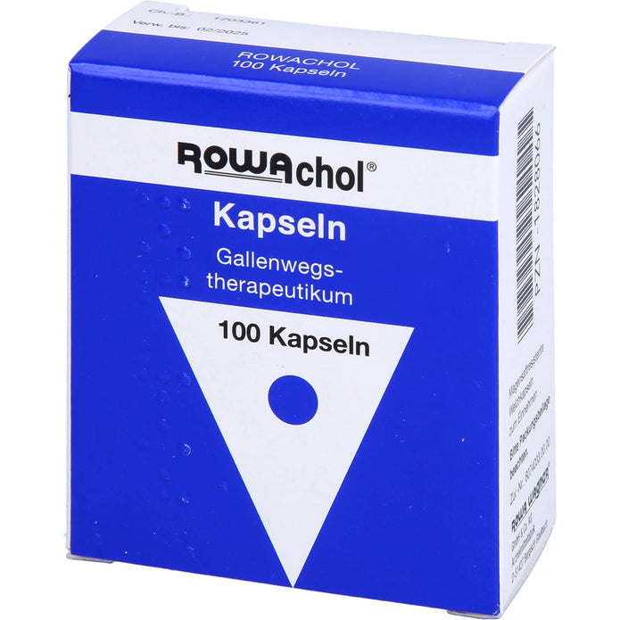 ROWAchol Kapseln Gallenwegstherapeutikum - 100 Capsules for Gallbladder Support
