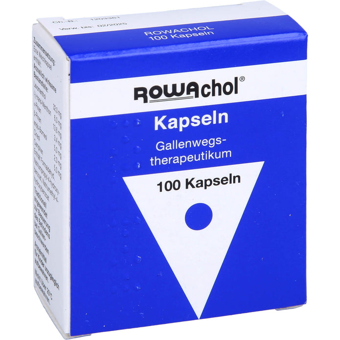 ROWAchol Kapseln Gallenwegstherapeutikum - 100 Capsules for Gallbladder Support