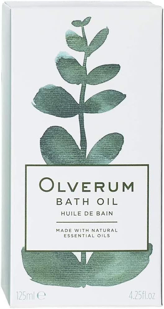 OLVERUM Natural Bath Oil 125 ml, Vegan, Cruelty-Free Revitalization for Your Bath