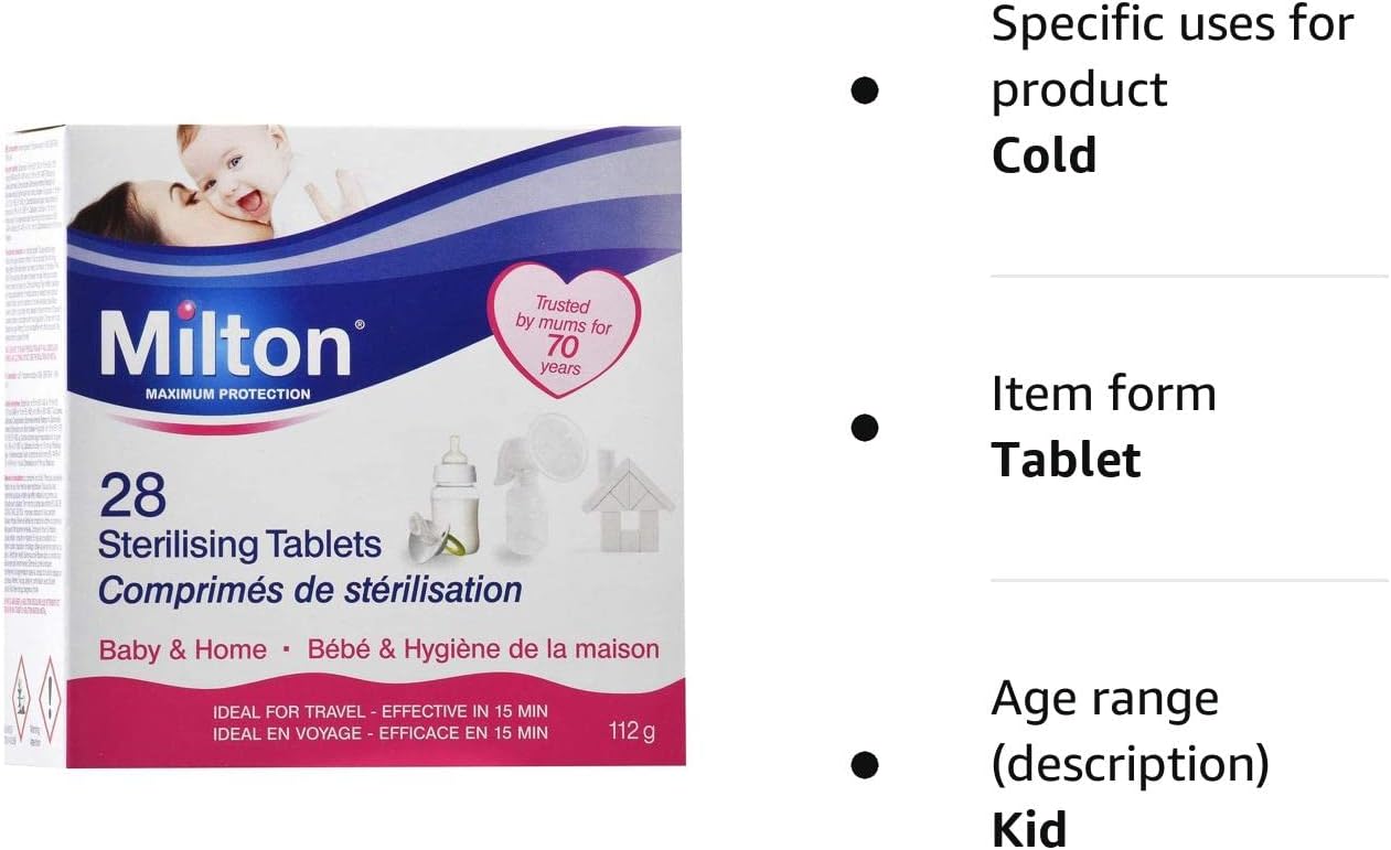 Milton Sterilising Tablets 112g - 28 Tabs