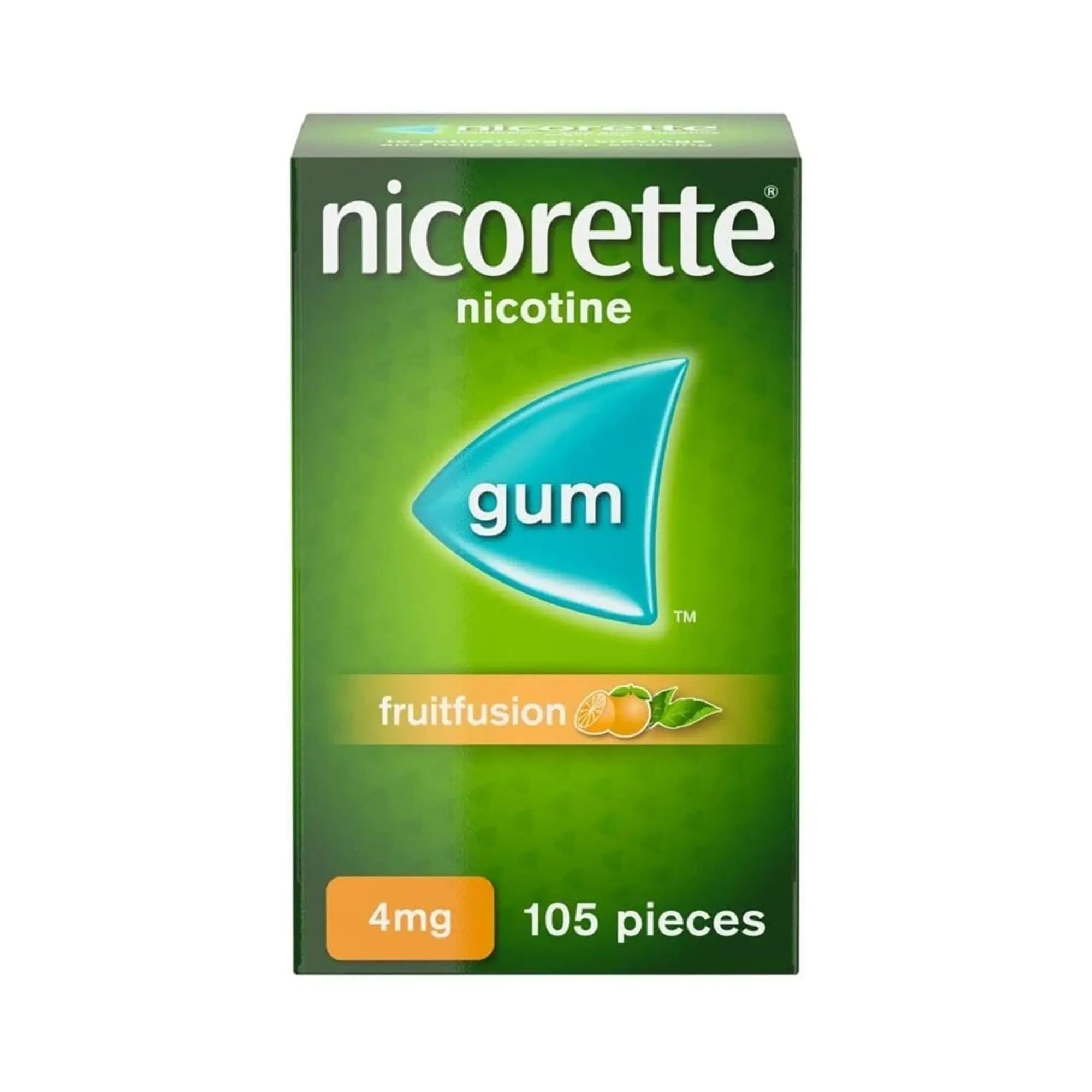 Nicorette Gum Fruit Fusion 4 mg, 105 Pieces